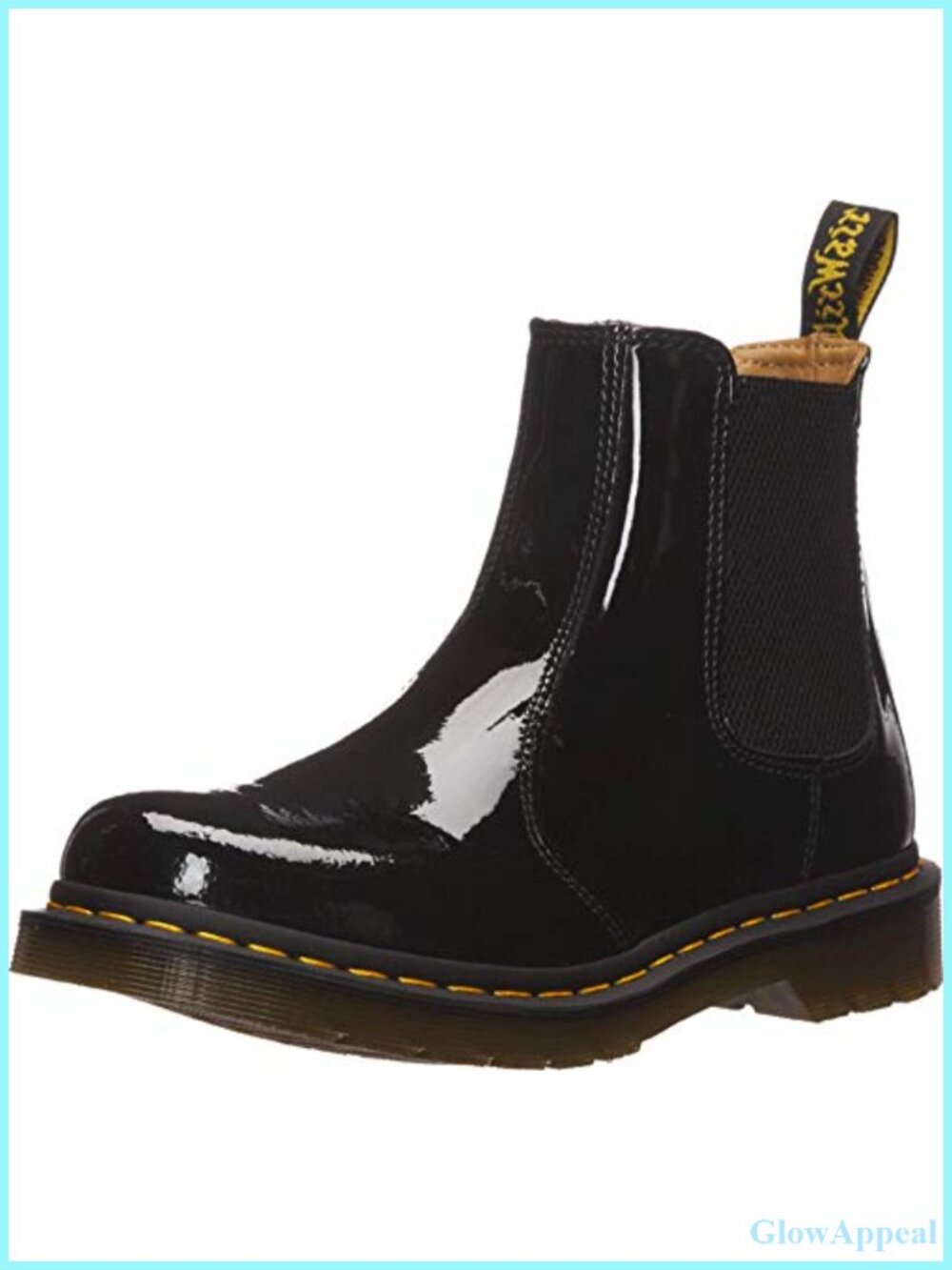 Dr. Martens Women's 2976 Patent Leather Chelsea Boots Pull-On Ankle